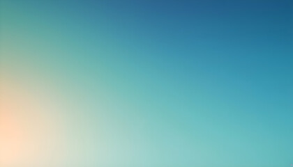 Obraz premium blue sea sky , color gradient rough abstract background shine bright light and glow template empty space , grainy noise grungy texture