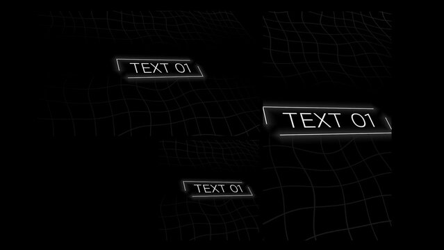 Multi Resolution Glitch Kinetic Digital Title Intro