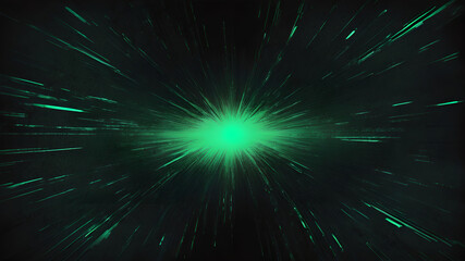 black green lightspot center , a unique blend color vibes and glitch empty space digital grainy noise grungy texture color gradient rough abstract background , shine bright light and glow template