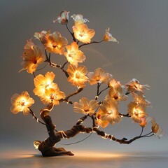 Artistic light blooms