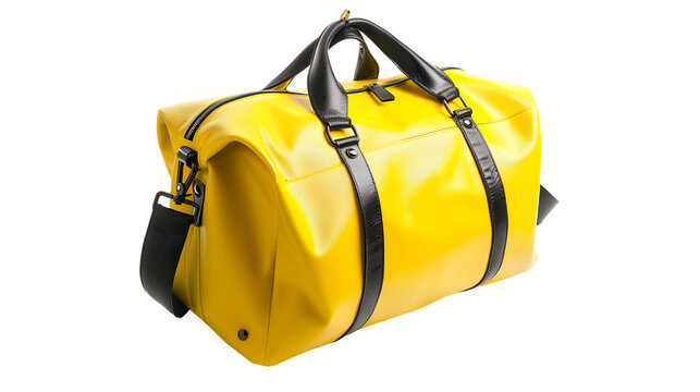 yellow travel bag. png