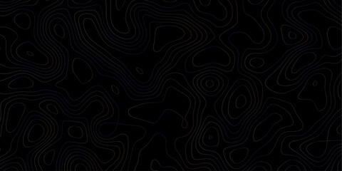 Black topography vector curved reliefs,soft lines map background.terrain path topography.geography scheme vector design,strokes on,wave paper terrain texture.
