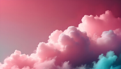 blue pink cloud , grainy noise grungy spray texture color gradient rough abstract retro vibe background shine bright light and glow , template empty space