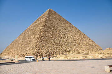 Fototapeta na wymiar Egypt. Cairo. Ancient pyramids. Giza
