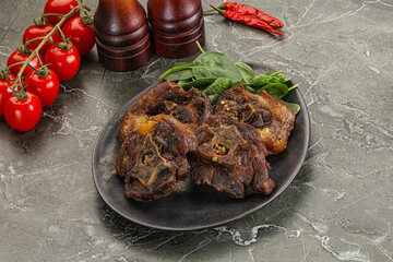 Grilled Lamb neck with spices