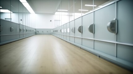 Great interior of modern fencing sport club - obrazy, fototapety, plakaty