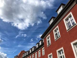Fototapeta na wymiar Apartment buildings in Frankfurt (Oder), Germany