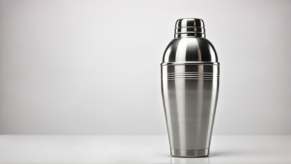 Cocktail shaker on a white background