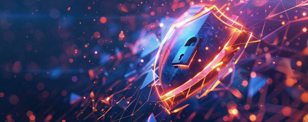 encryption Cyber security and data protection, Network security, protect financial transaction data,a background for cyber security with copy space