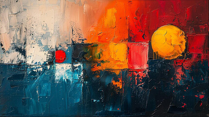 Beyond Boundaries. Unleashing Abstract Brilliance on Canvas