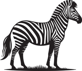 Fototapeta na wymiar Zebra Silhouettes Zebra EPS Vector Zebra Clipart 