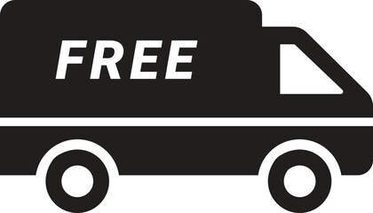 taxi cab icon, Fast and free shipping delivery truck vector icon.