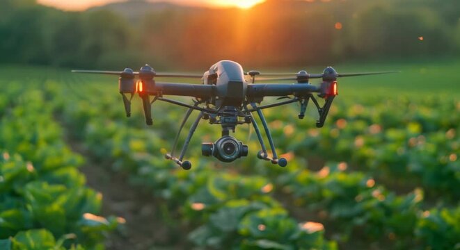 Precision agriculture with drone and sensor technology