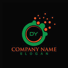 Letter DY logo design template for your company