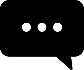 Fototapeta premium Flat Chat Bubble