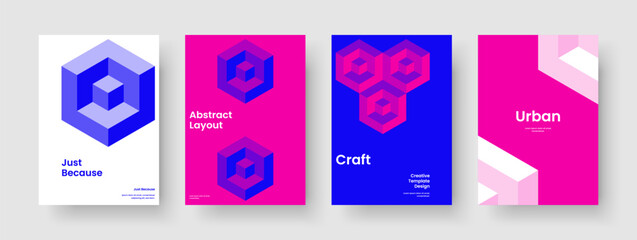 Geometric Business Presentation Layout. Modern Book Cover Template. Abstract Flyer Design. Banner. Poster. Background. Report. Brochure. Leaflet. Handbill. Pamphlet. Portfolio. Journal