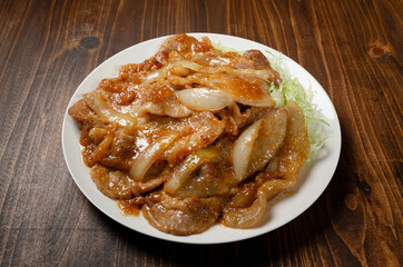豚肉の生姜焼き