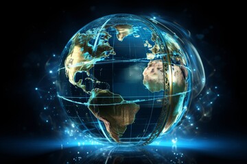 Global Business Networking. Analysis, Exchange, Recruitment, Outsourcing, Service, Teamwork, Strategy, Tech