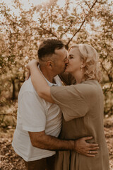 Fototapeta premium happy married couple mature people together for long time, secret of strong family relationships