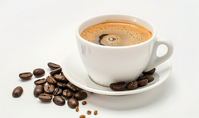 cup of coffee A medium roast blend of Arabica and Robusta, created specifically for breakfast