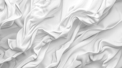 white soft fabric texture background - obrazy, fototapety, plakaty