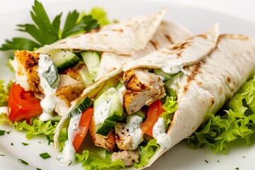 Chicken Caesar Wrap A Tasty and Nutritious Option for Lunch Generative AI