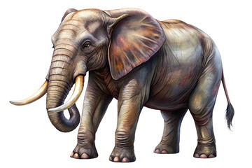 Fototapeta premium elephant on a transparent background