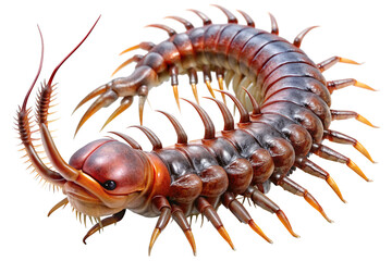 Fototapeta premium caterpillar on a transparent background