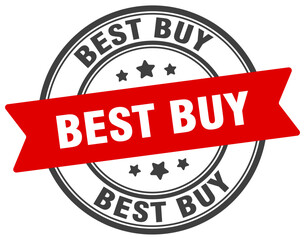 best buy stamp. best buy label on transparent background. round sign