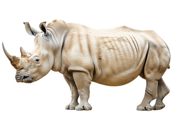 Big white rhino in Africa