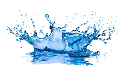 water splash. isolated on white background. png