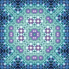 Seamless square abstract pattern. Art texture. Textiles and fashion