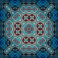 Seamless square abstract pattern. Art texture. Textiles and fashion