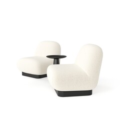 Elsie cocktail chair and side table