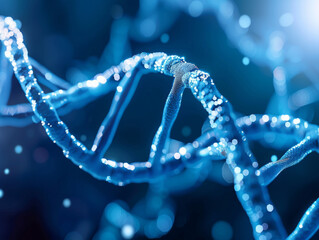 Human cell biology DNA strands molecular structure molecular cell biology, illustration