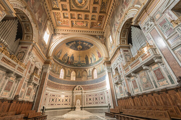 Fototapeta na wymiar Basilica San Giovanni in Laterano in Rome. Church and monument of Christianity. The Catholic religion