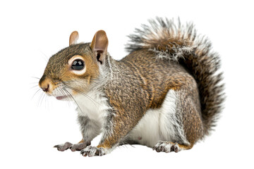 Squirrels are cute, intelligent pets with fluffy fur that like to eat fruit.