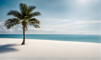 Tranquil Azure Ocean Beach Scene - 756326112