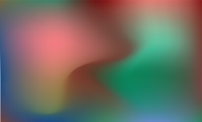 Soft focus rainbow vector gradient backdrop