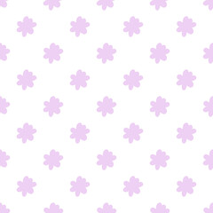 Floral seamless pattern. Simply floral design