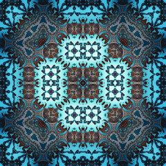 Seamless square art pattern. The pattern is abstract. The texture is mysterious