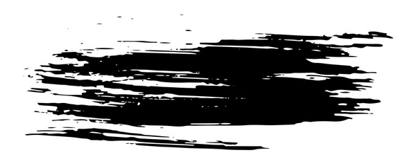 Brush stroke grunge transparent background, ink stroke, brush paint, hand draw