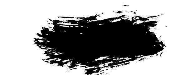Brush stroke grunge transparent background, ink stroke, brush paint, hand draw