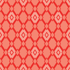 Japanese Overlap Diamond Vector Seamless Pattern