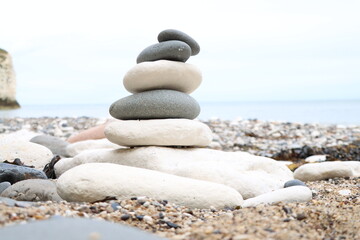 stones on the beach