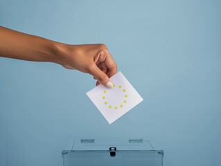 Vote pour les élections européennes - obrazy, fototapety, plakaty