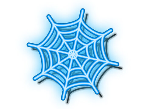 The image is of a blue and white brain. Additional context includes a spider net. Tags associated with the image are light, star, and creativity.