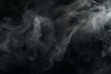 Eerie Smoke texture scary halloween. Night steam. Generate Ai - obrazy, fototapety, plakaty