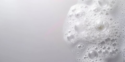 a top view photo of a editorial shot of a soapy water, pure, clean, beautiful studio lighting, scandinavian