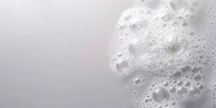 a top view photo of a editorial shot of a soapy water, pure, clean, beautiful studio lighting, scandinavian